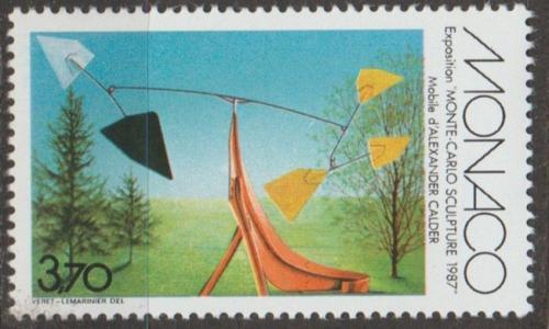 [MN1576] Monaco: Sculpture Exhibition, Monte Carlo (1987) MNH Single