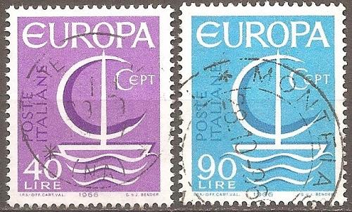 [IT0942] Italy: Europa/CEPT (1966) Used Complete Set