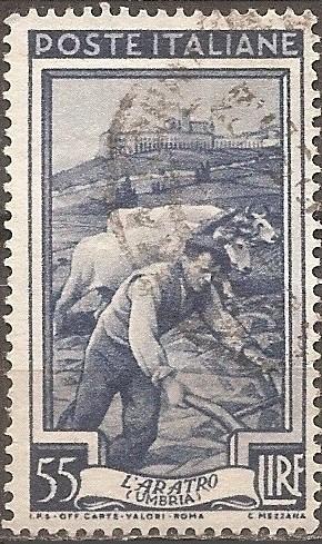 [IT0563] Italy: The Trades: Farming (1950) Used