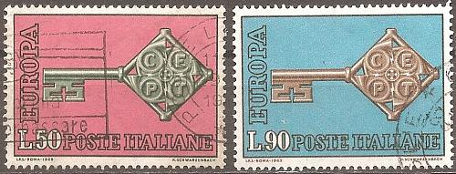 [IT0979] Italy: Europa/CEPT (1968) Used Complete Set