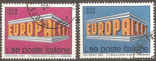[IT1000] Italy: Europa/CEPT (1969) used complete set