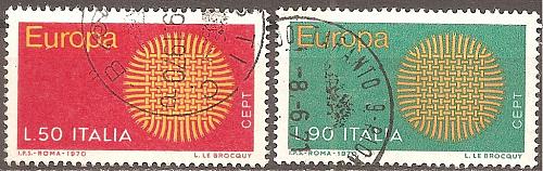 [IT1013] Italy: Europa/CEPT (1970) used complete set