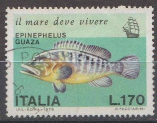 [IT1317] Italy: Giant grouper (1978) Used