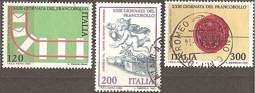 [IT1498] Italy: Stamp Day (1981) Used Complete Set