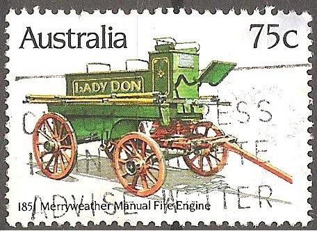 [AU0860] Australia: Vintage Fire Engines (1983) Used