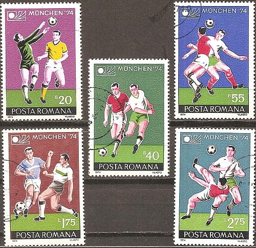 [RO2494] Romania: FIFA World Cup Munich (1974) CTO