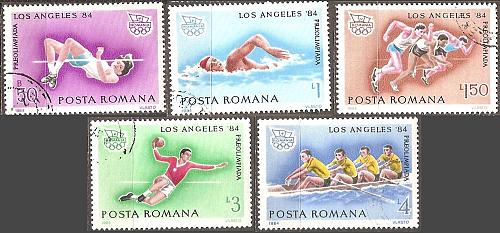 [RO3184] Romania: Olympic Games Los Angeles (1984) CTO