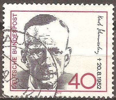 [GE1093] Germany: Kurt Schumacher (1972) used single