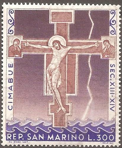 [SM0676] San Marino: Crucifix of Santa Croce (1967) MNH Single