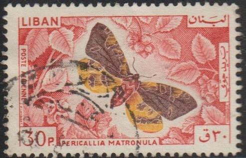 [LEC427] Lebanon: Butterflies (1965) Used