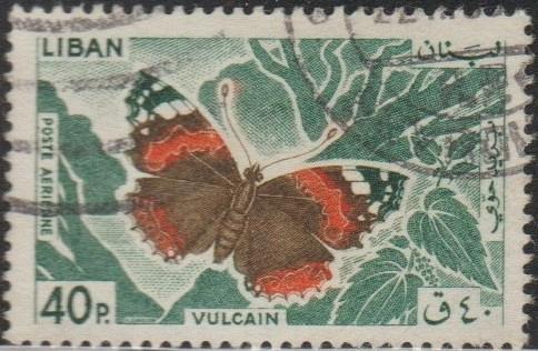 [LEC429] Lebanon: Butterflies (1965) Used