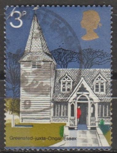 [GB0671] Great Britain: Old Village Churches (1972) Used