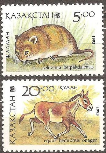 [KA0041] Kazakhstan: Wildlife (1993) MNH Complete Set