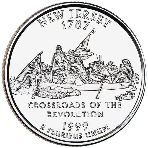 1999 P NEW JERSEY STATE QUARTER