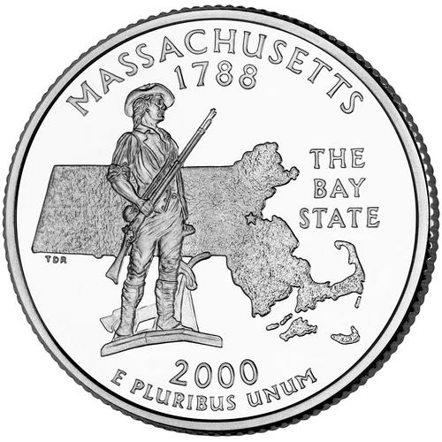 2000 D MASSACHUSETTS STATE QUARTER
