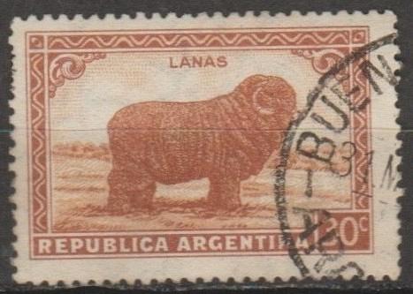 [AR0442] Argentina: Merino Sheep (Wool) (1936) Used