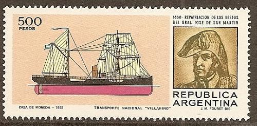 [AR1269] Argentina: Ship Villarino (1980) MNH Single