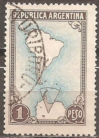 [AR0594] Argentina: Argentina's Antarctic Claims (1951) Used Single