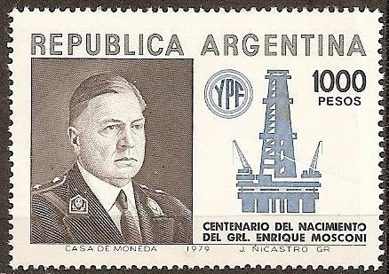 [AR1257] Argentina: General Mosconi Birth Centenary (1979) MNH Single