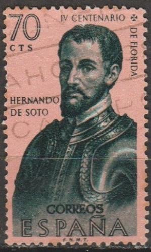 [SP0946] Spain: Hernando de Soto, Florida Explorer (1960) Used