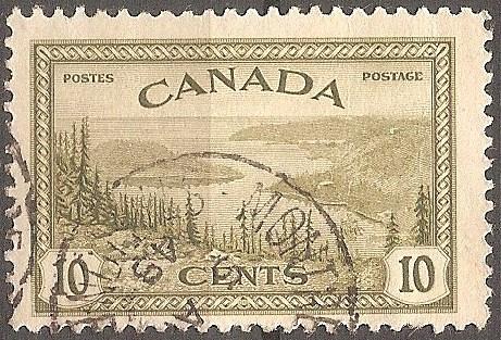 [CA0269] Canada: 10c Great Bear Lake (1946) Used