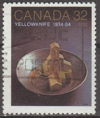 [CA1009] Canada: Yellowknife NWT 50th Anniv. (1984) Used Single