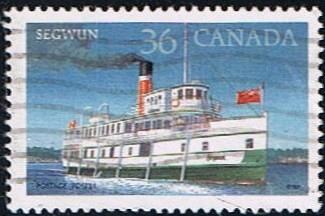 [CA1139] Canada: Steamships (1987) Used