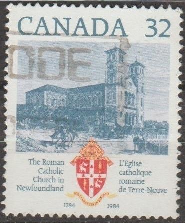 [CA1029] Canada: St John's Basilica, Newfoundland (1984) Used Single