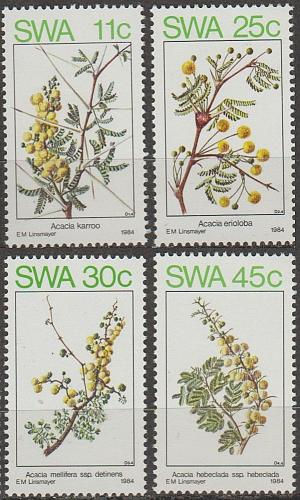 [AF0495] SW Africa: Wildflowers (1984) MNH Full Set