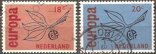 [NE0438] Netherlands: Europa/CEPT (1965) Used, complete se