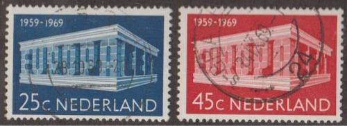 [NE0475] Netherlands: Europa/CEPT (1969) Used, complete set