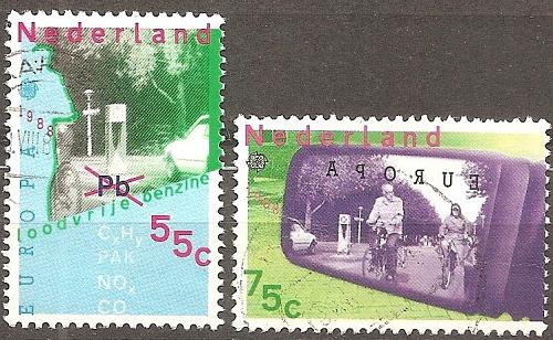 [NE0729] Netherlands: Europa/CEPT (1988) Used, complete set