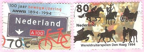 [NE0864] Netherlands: Dutch Motor Assoc/World Equestrian Games (1994) U Full set
