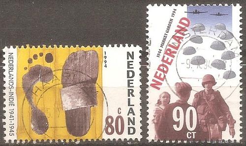 [NE0866] Netherlands: WW II Memorial (1994) Used Complete Set
