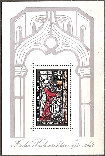 [GEB537] Germany: Christmas (1977) MNH Miniature Sheet