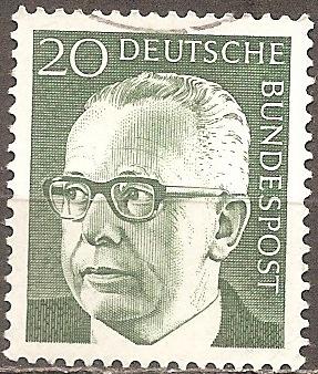 [GE1030] Germany: Pres. Gustav Heinemann (1970) used