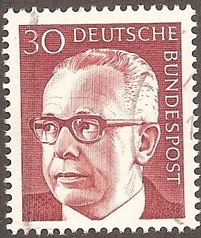 [GE1031] Germany: Pres. Gustav Heinemann (1971) used