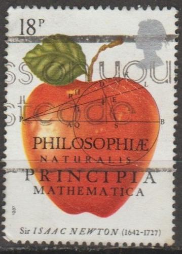 [GB1172] Great Britain: Sir Isaac Newton (1987) Used