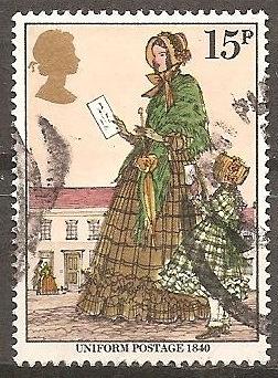 [GB0874] Great Britain: Mailing a letter (1979) Used