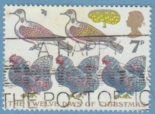 [GB0821] Great Britain: The Twelve Days of Christmas (1977) Used
