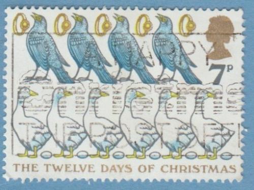 [GB0822] Great Britain: The Twelve Days of Christmas (1977) Used