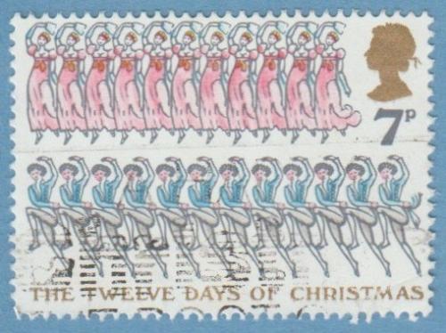 [GB0825] Great Britain: The Twelve Days of Christmas (1977) Used
