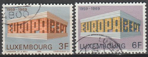 [LU0475] Luxembourg: Europa/CEPT (1969) Used Complete Set