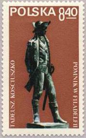 [PO2345] Poland: T Kosciuszko, American Revolution Hero (1979) MNH Single