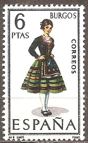 [SP1400] Spain: Provincial Costumes: Burgos (1967) MNH