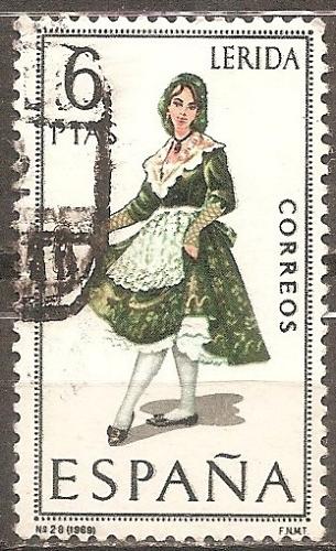 [SP1419] Spain: Provincial Costumes: L&eacute;rida (1969) Used
