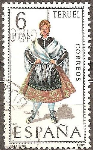 [SP1438] Spain: Provincial Costumes: Teruel (1970) Used