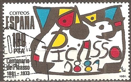 [SP2230] Spain: Picasso Birth Centennial (1981) Used Single