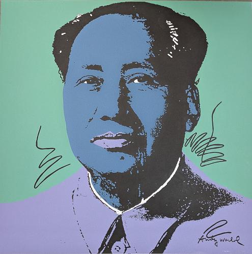 Andy Warhol lithograph Mao Zedong signed numbered print