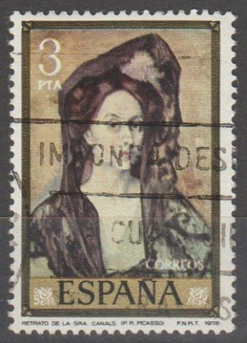[SP2108] Spain: Pablo Picasso Paintings (1978) Used